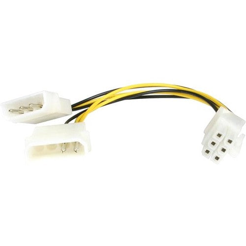 6 LP4 TO 6 PIN PCIE POWER CABLE ADAPTER 6 LP4 TO 6 PIN PCIE POWER CABLE ADAPTER